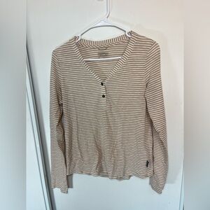 Patagonia Women's Mainstay Henley Shirt Size Medium Striped